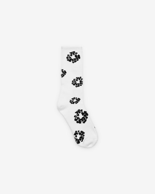 Denim Tears - Men's Cotton Wreath Socks - (White)