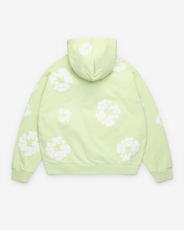 Denim Tears - Men's Cotton Wreath Zip Hoodie - (Lime)