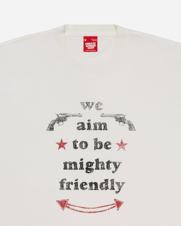 Fugazi - Men's Mighty Friendly Paper Thin T-Shirt - (White)