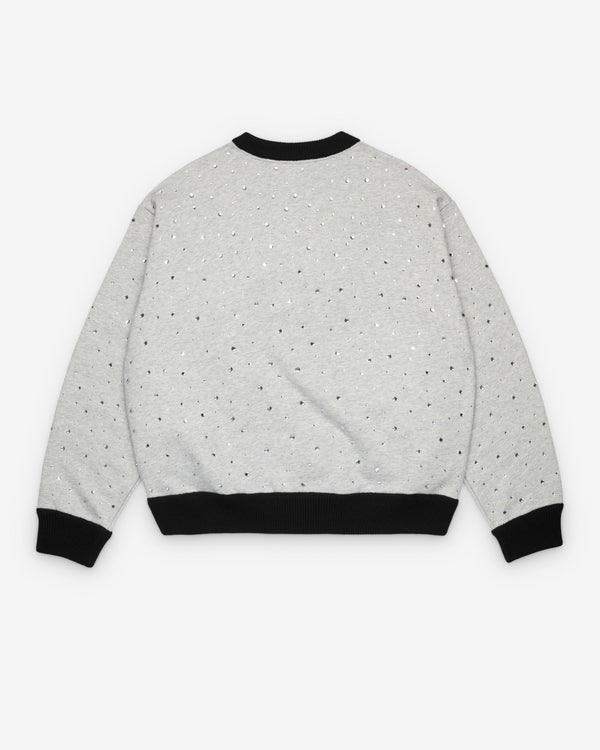 Denim Tears - Men's Crystal Crew Neck Sweater - (Black/Grey)