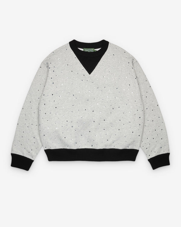 Denim Tears - Men's Crystal Crew Neck Sweater - (Black/Grey)