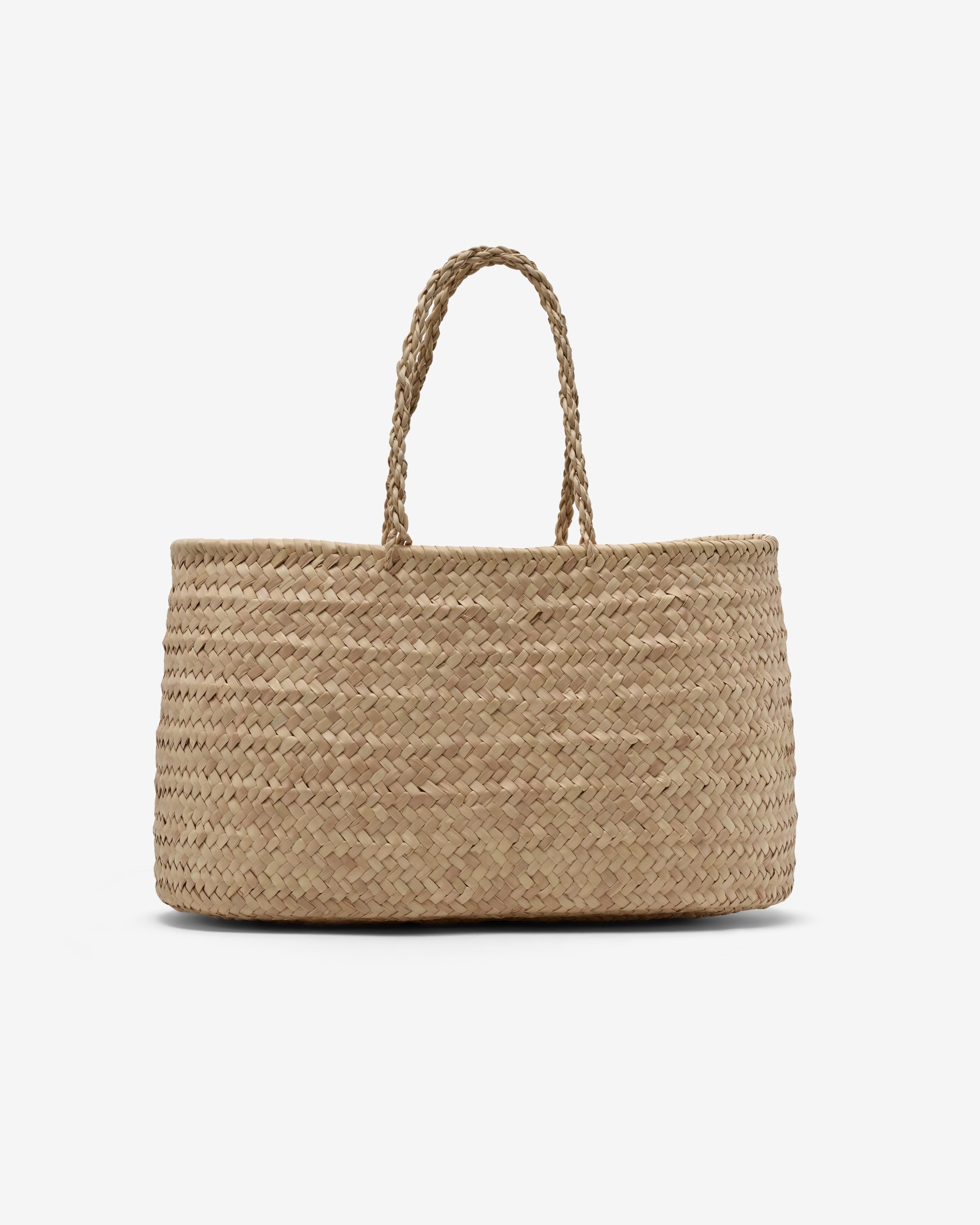 DANIELAGREGIS カゴバッグ Daniela Gregis: Women's Cesta Basket Raccolt Bag (Natural) | Dover