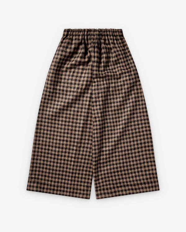 Daniela Gregis - Women's Pantalone Trousers - (Brown/Check)