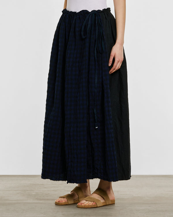 Daniela Gregis - Women’s Drawcord Skirt - (Navy/Blue)
