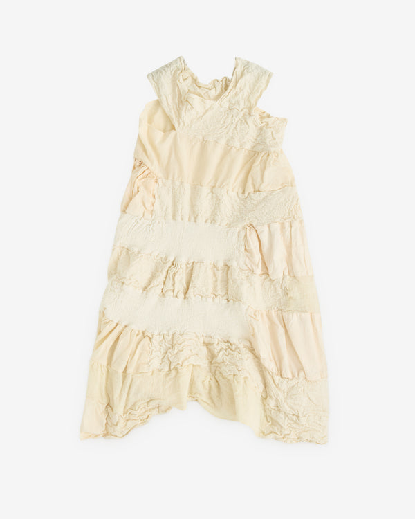 Daniela Gregis - Women's Sleeveless Asymmetric Dress - (Off White)