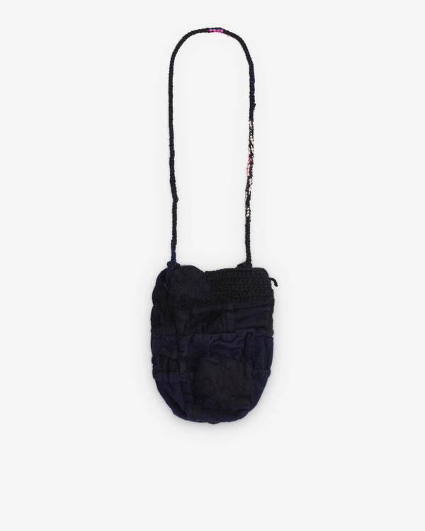 Daniela Gregis - Women’s Knot Shoulder Bag - (Black/Navy)