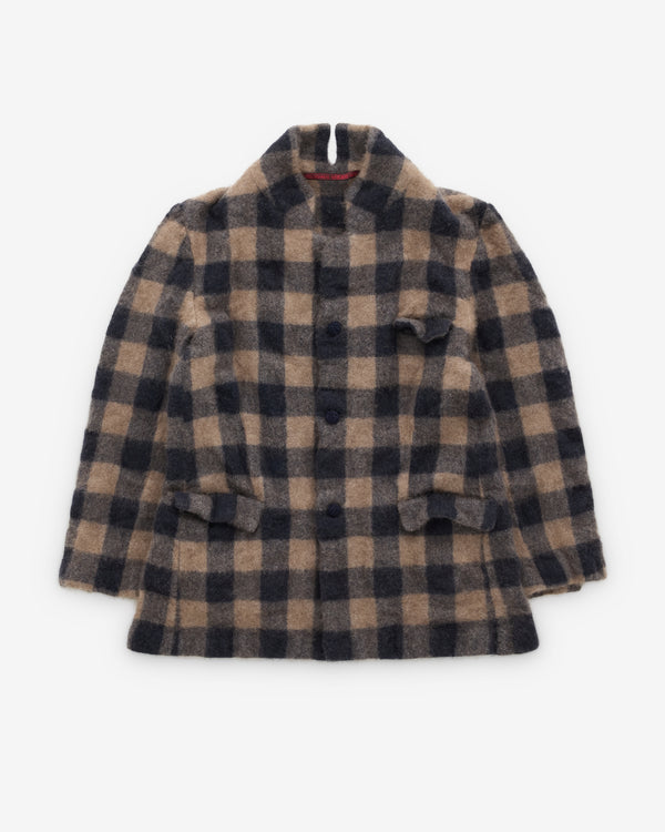 Daniela Gregis - Women's Cashmere Check Jacket - (Black/Brown)