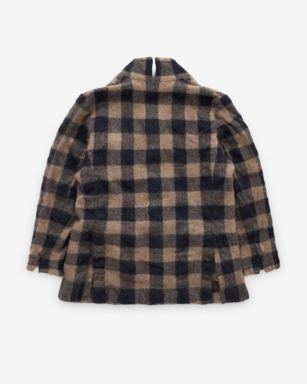 Daniela Gregis - Women's Cashmere Check Jacket - (Black/Brown)