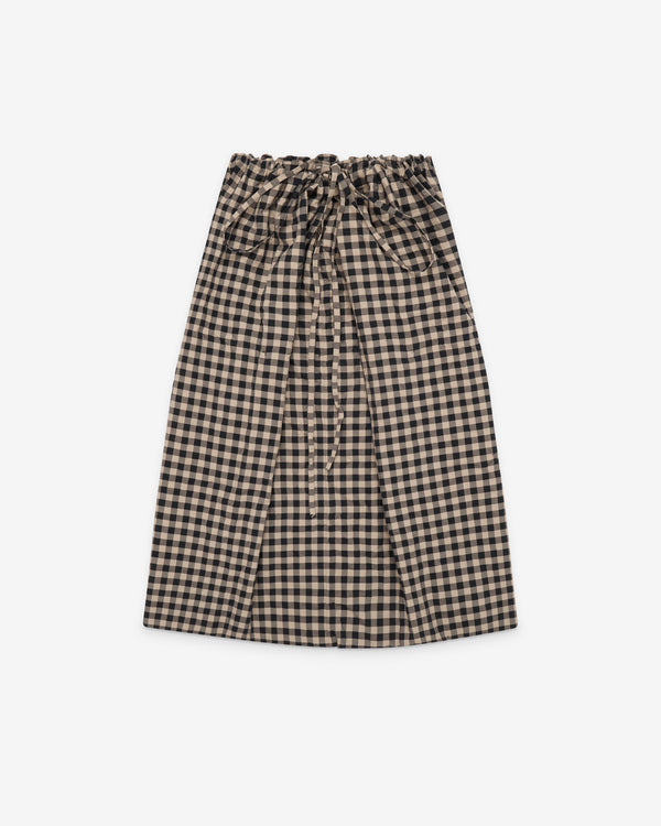 Daniela Gregis - Women's Coulisse Gonna Skirt - (Check)