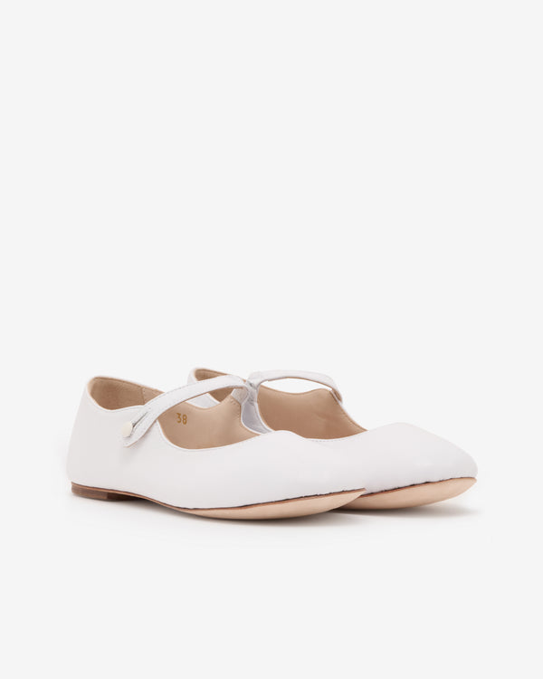 Daniela Gregis - Women's Ballerina Flats - (White)