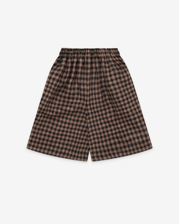 Daniela Gregis - Women's Pantaloncino Shorts - (Brown/Check)