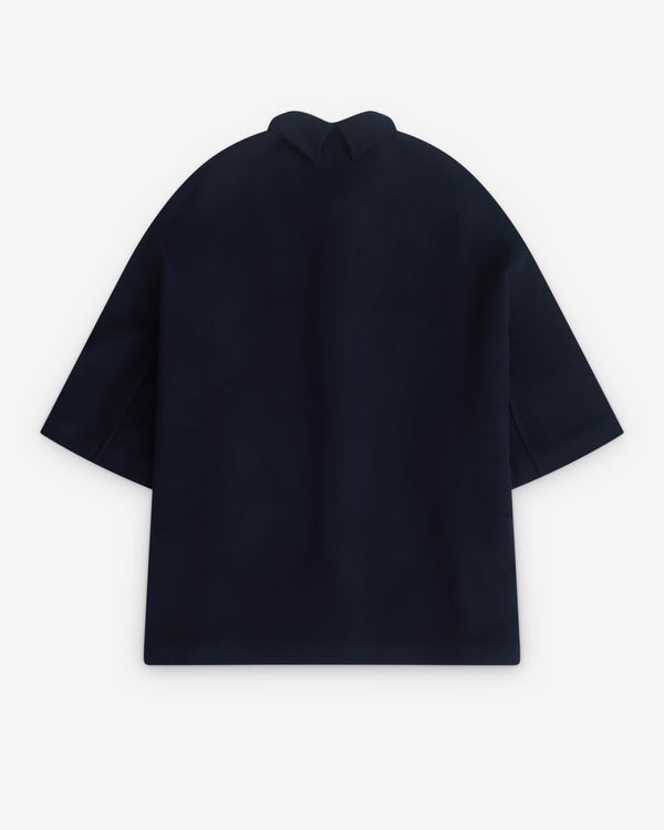 Daniela Gregis - Women’s Raglan Sleeve Coat Papave - (Navy)