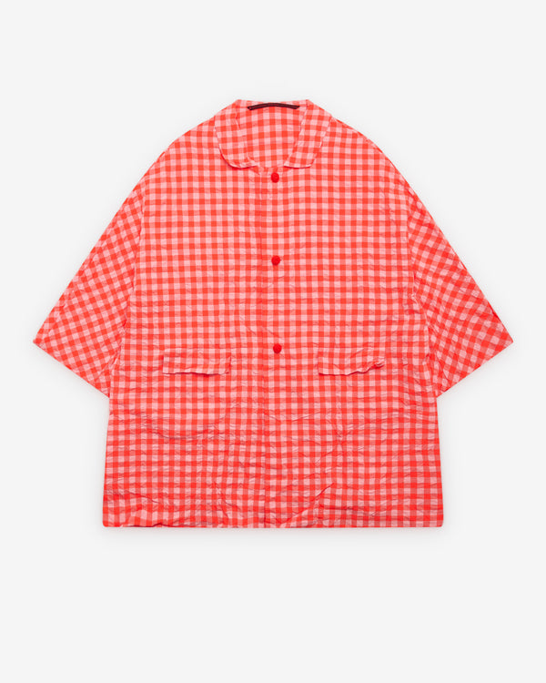 Daniela Gregis - Women's Long Gingham Jacket - (Red)
