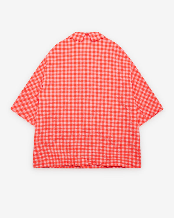 Daniela Gregis - Women's Long Gingham Jacket - (Red)