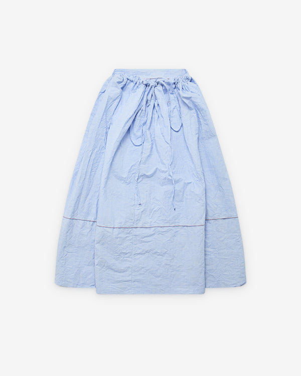 Daniela Gregis - Women's Gingham Skirt - (Blue)