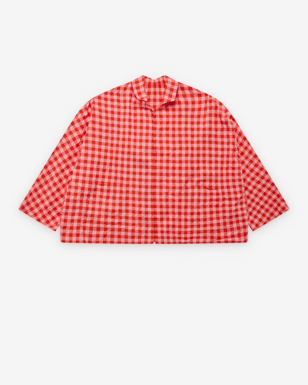 Daniela Gregis - Women's Gingham Jacket - (Red)