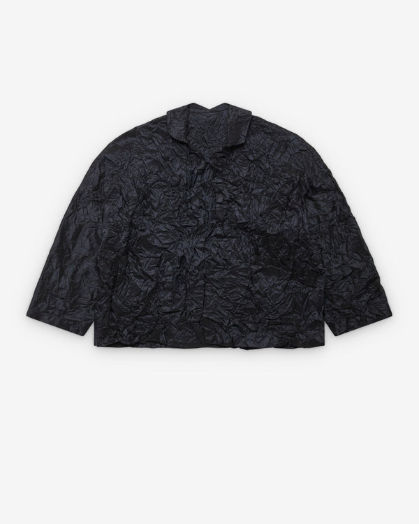 Daniela Gregis - Women's Crinkle Silk Jacket - (Black)