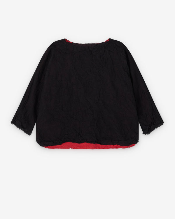 Daniela Gregis - Women's Contrast Camicia Shirt - (Black/Red)