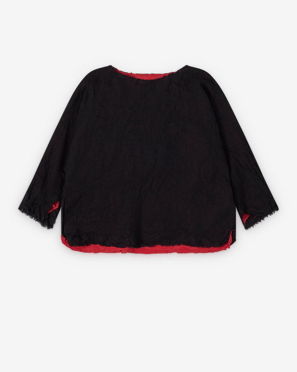 Daniela Gregis - Women's Contrast Camicia Shirt - (Black/Red)