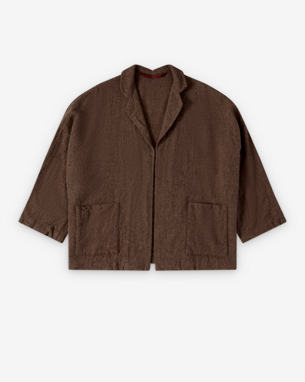 Daniela Gregis - Women's Open Collar Jacket - (Brown)