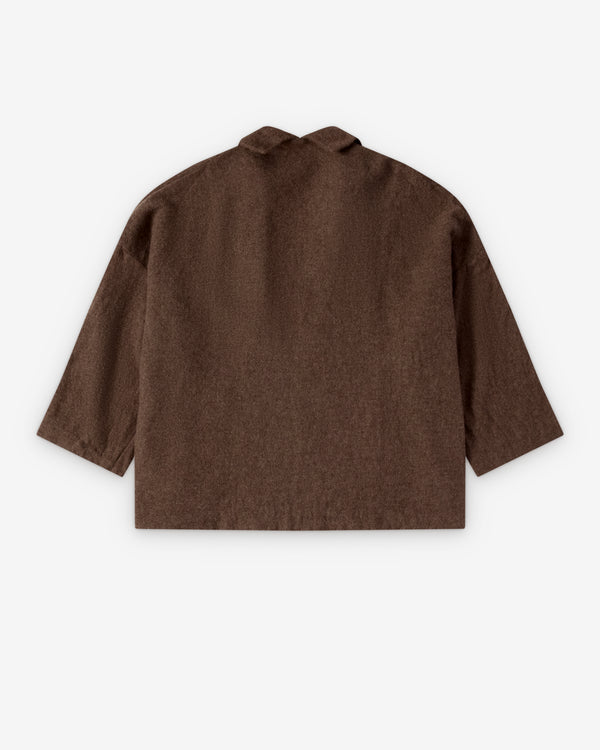 Daniela Gregis - Women's Open Collar Jacket - (Brown)