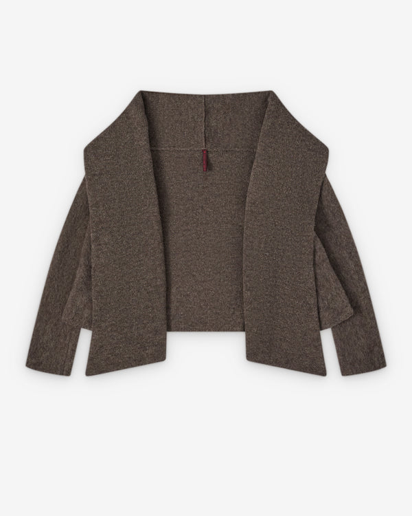 Daniela Gregis - Women's Incrocino Knitted Wrap - (Taupe)