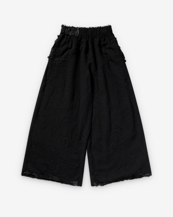 Daniela Gregis - Women's Wool Wide Leg Trousers - (Black)