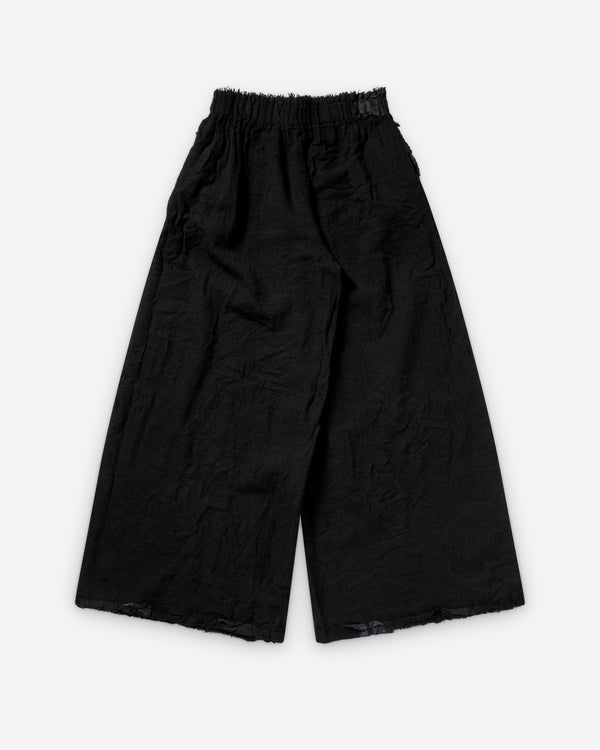 Daniela Gregis - Women's Wool Wide Leg Trousers - (Black)