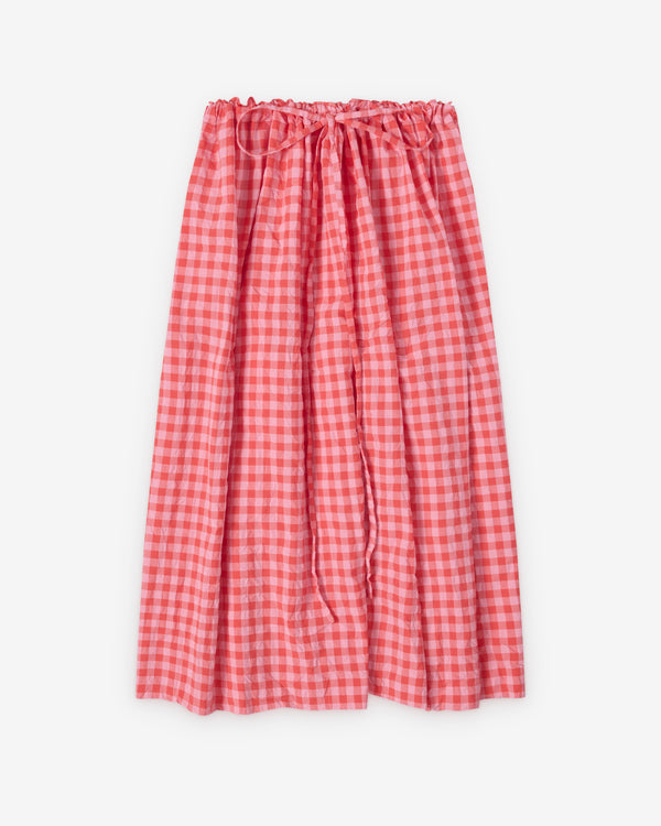 Daniela Gregis - Women's Coulisse Skirt - (Red/White)
