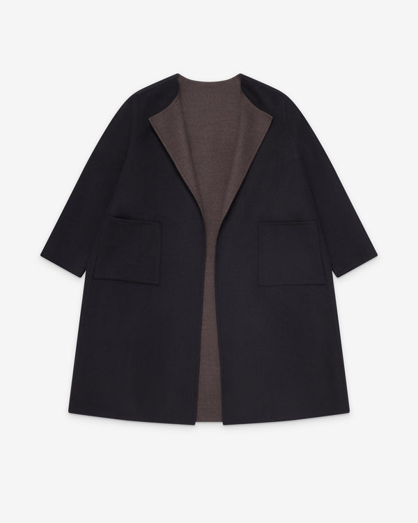 Daniela Gregis - Women's Cappotto Coat Punto - (Black/Brown)