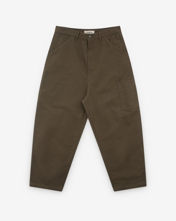 Diomene - Men’s Wide Panel Trousers - (Khaki Green)