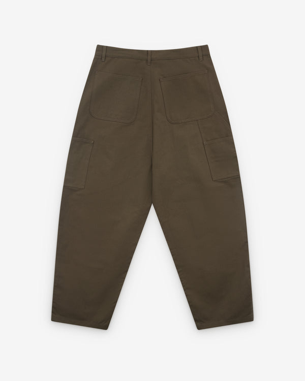Diomene - Men’s Wide Panel Trousers - (Khaki Green)