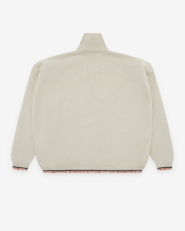 Diomene - Men’s Trimmed Turtle Neck - (Cream)