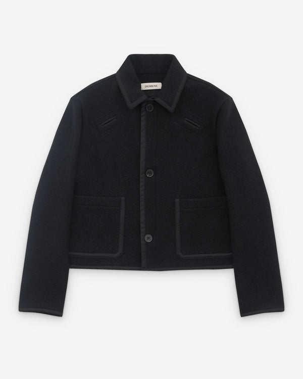 Diomene - Men’s Boiled Wool Jacket - (Black)