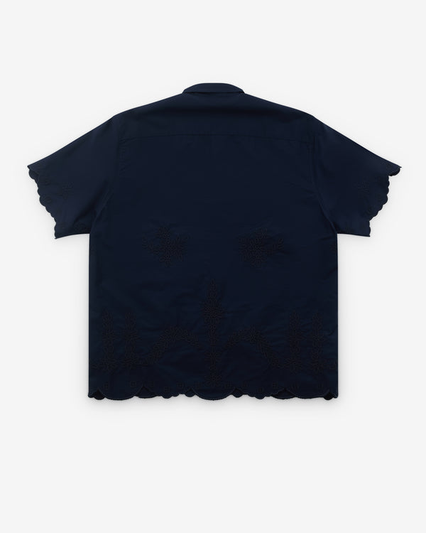 Diomene - Men’s Embroidery Shirt - (Navy Blazer)
