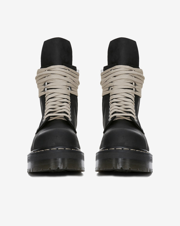 Rick Owens  - Men's Dr. Martens Quad Sole Steel Toe Boot - (Black)