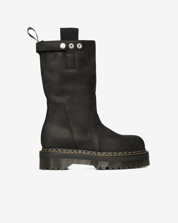 Rick Owens  - Men's Dr. Martens Quad Sole Pull On Boot - (Black)
