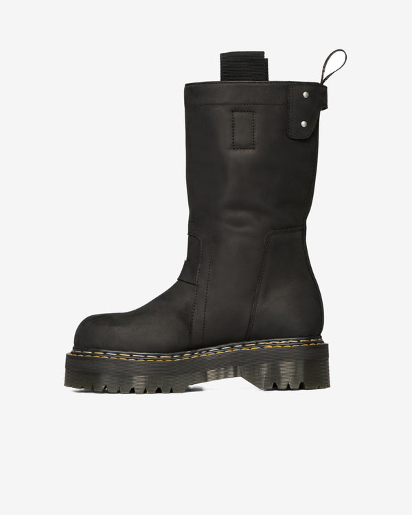 Rick Owens  - Men's Dr. Martens Quad Sole Pull On Boot - (Black)
