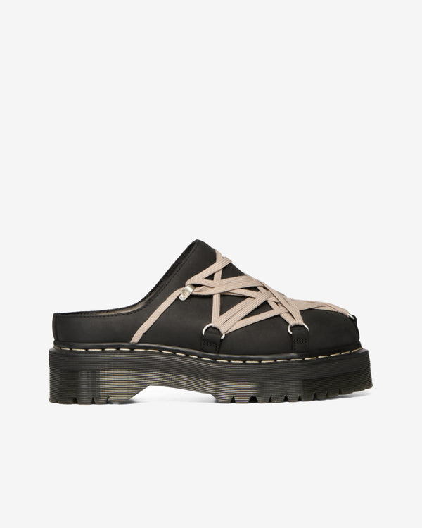 Rick Owens  - Men's Dr. Martens Quad Sole Megalace® Mule - (Black)