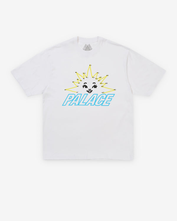 Palace - Men's Dot 2 Dot T-Shirt - (White)