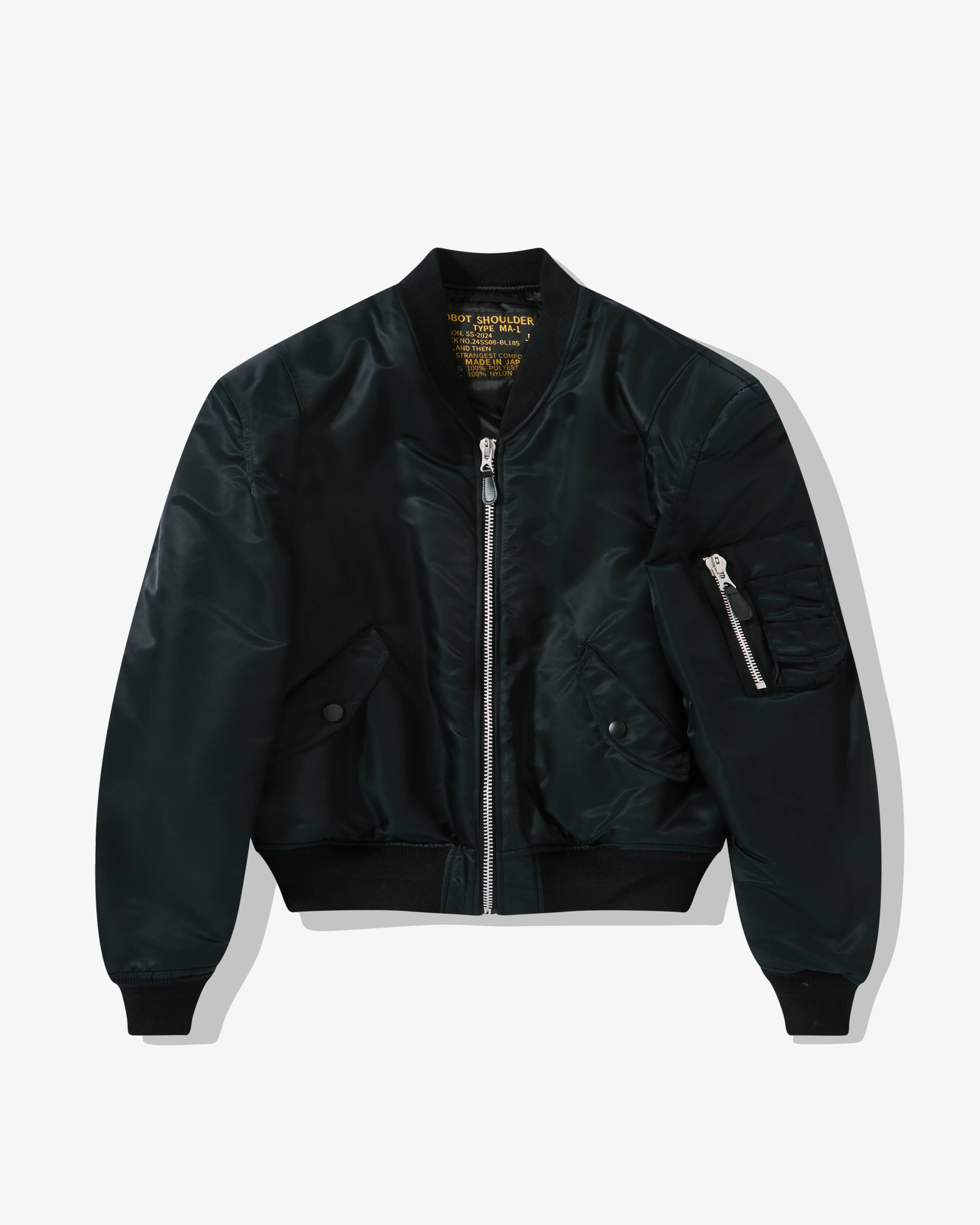 Doublet - Men's Robot Shoulder Bomber Jacket - (Black)| Dover