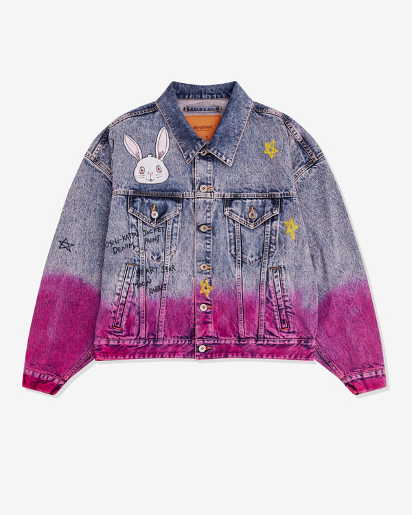 Doublet - Men's Denim Jacket - (Pink)