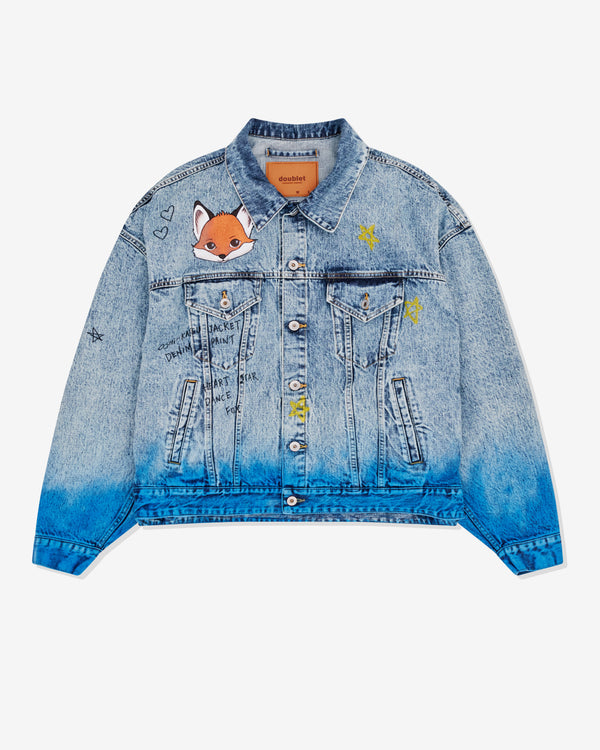 Doublet - Men's Denim Jacket - (Blue)