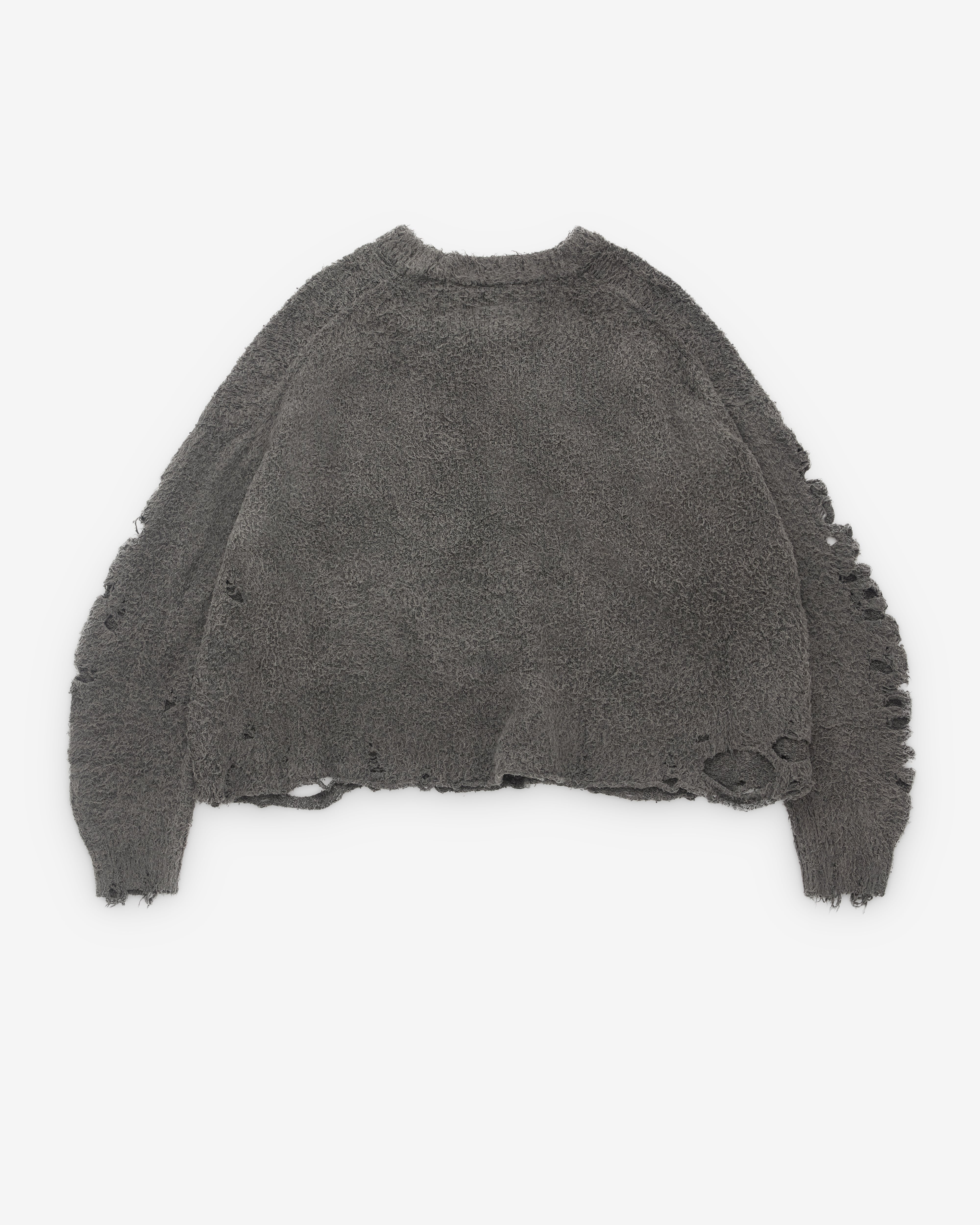 Doublet: Men's Skeletal Pullover (Grey) | Dover Street Market London