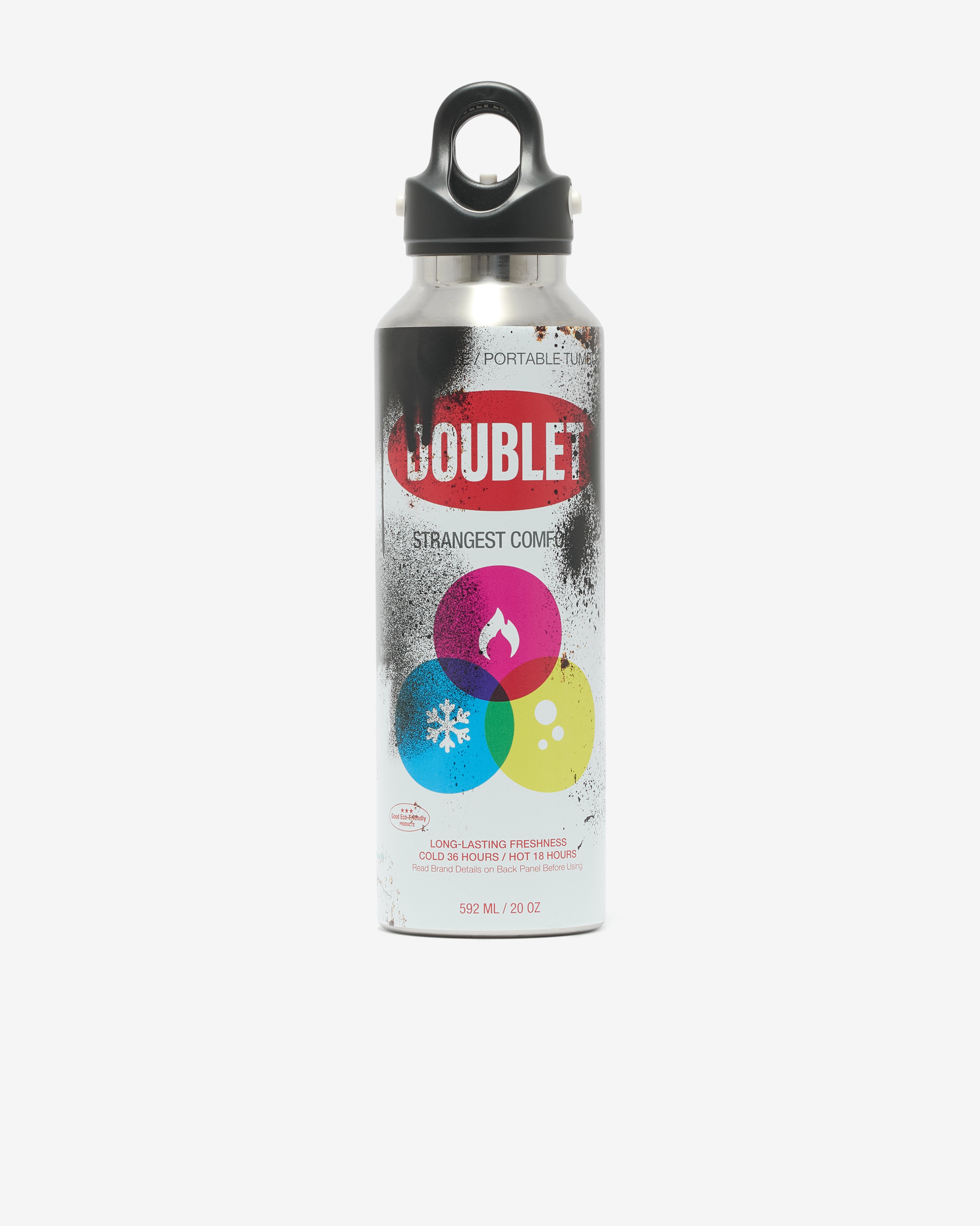 Doublet: Men's Spray Can Water Bottle (Black) | DSML E-SHOP