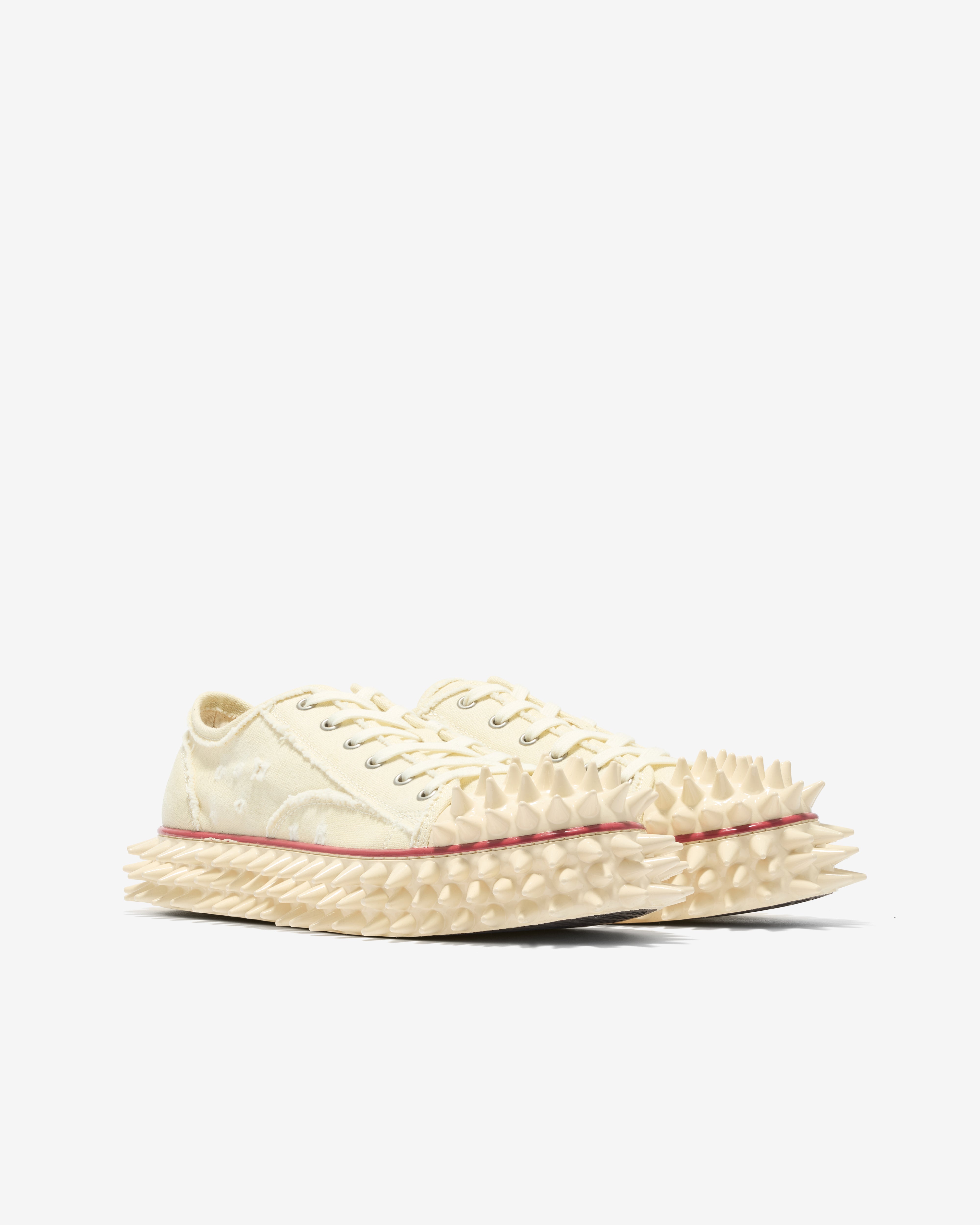 Doublet: Men's Spiked Sneaker (Ivory) | Dover Street Market Doublet: Men's Spiked Sneaker (Ivory) | Dover Street Market