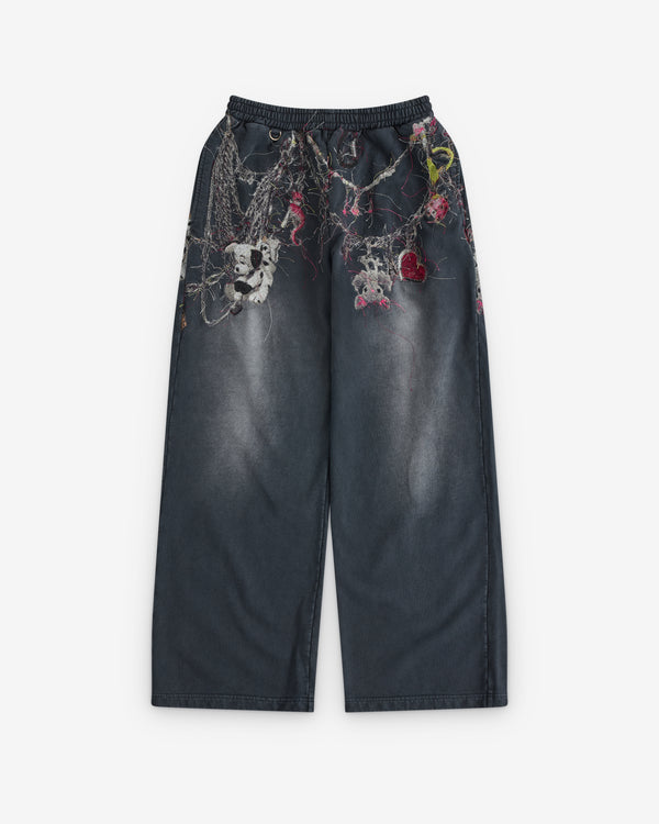 Doublet - Men’s Embroidered Chain Sweatpants - (Grey)