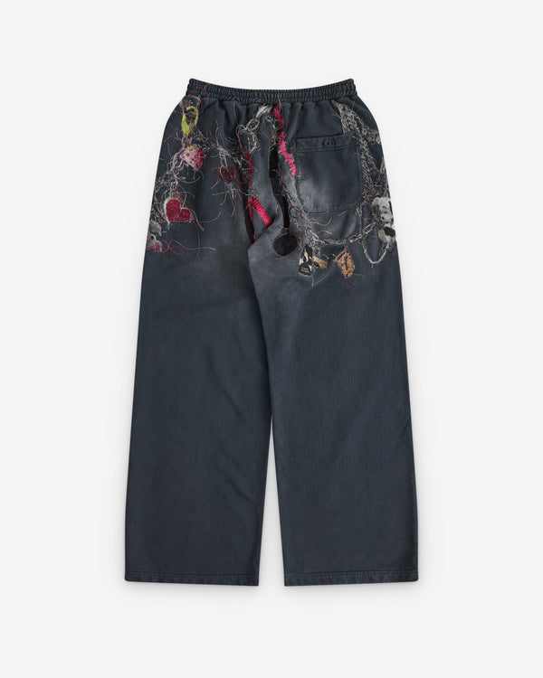 Doublet - Men’s Embroidered Chain Sweatpants - (Grey)