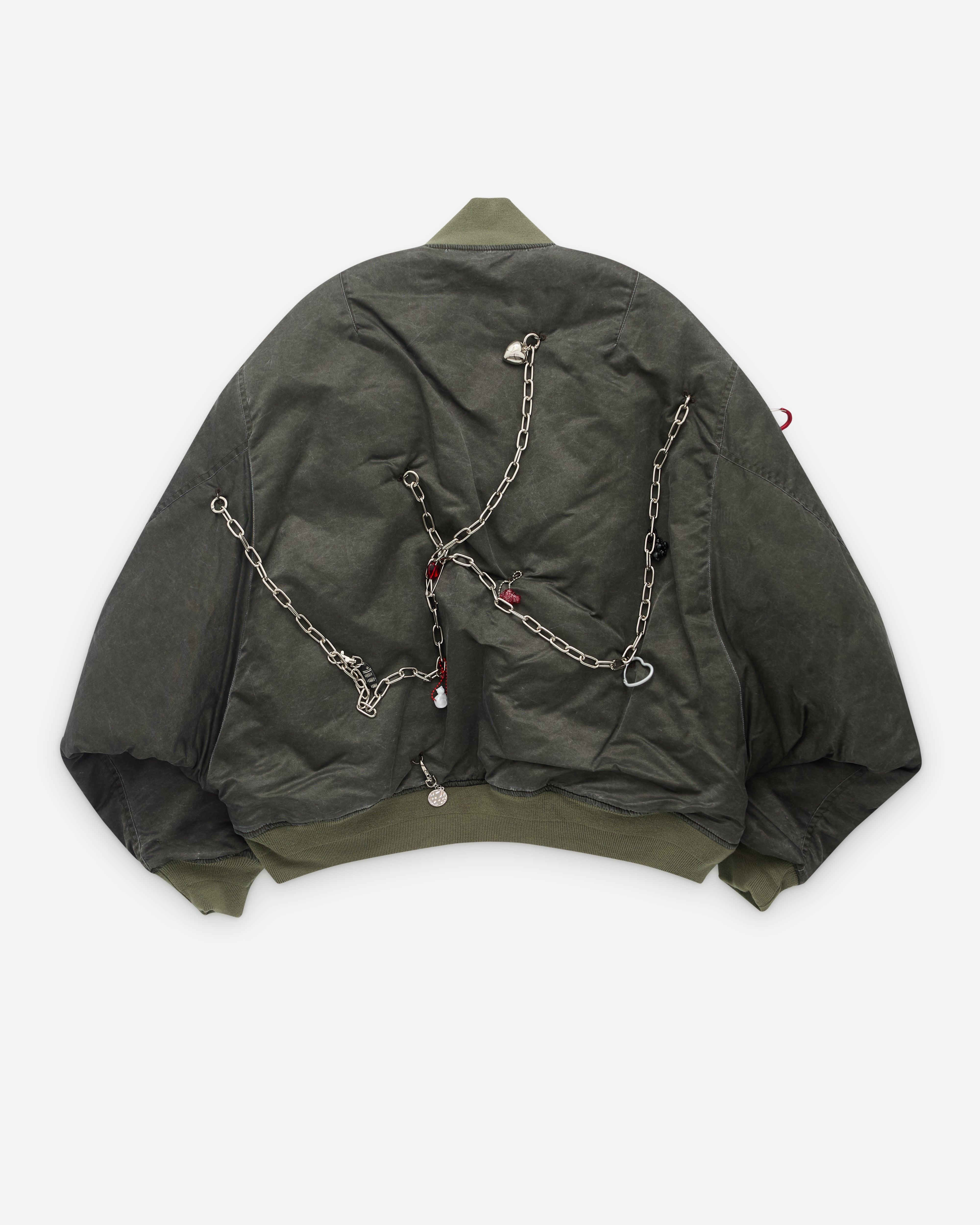 ジャケット・アウター doublet CUT OFF OVERSIZED BOMBER JACKET ブルゾン doublet 17AW CUTOFF OVERSIZED BOMBER JK