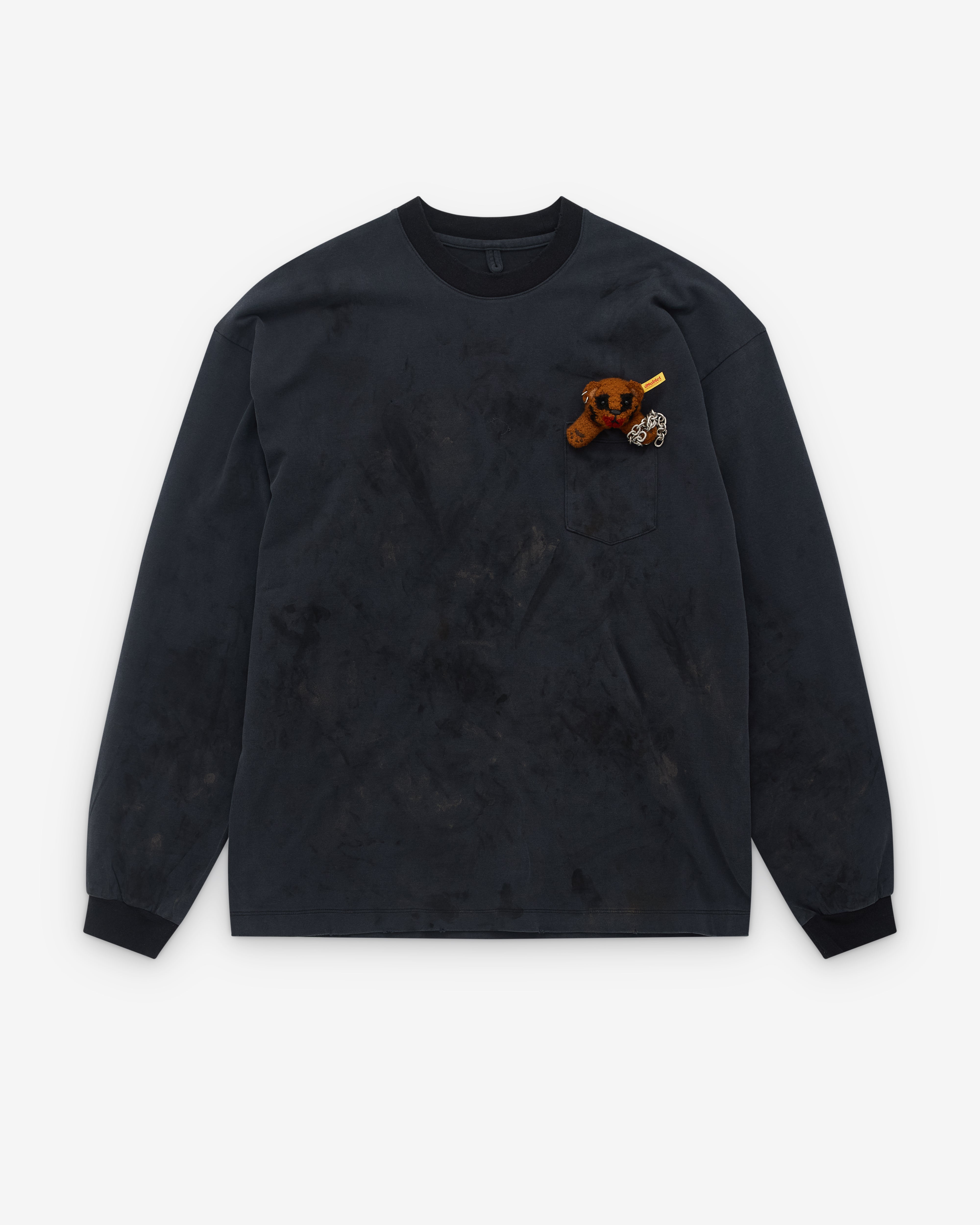 Doublet: Men's Teddy Pocket T-Shirt (Black) | Dover Street Market